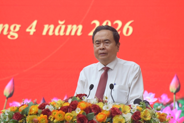 Chủ tịch Quốc hội Trần Thanh Mẫn thăm v&agrave; tặng qu&agrave; tại An Giang- Ảnh 1.