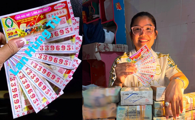 Nh&oacute;m c&ocirc;ng nh&acirc;n tr&uacute;ng số độc đắc 14 tỉ xổ số miền Nam, nhận tiền trong đ&ecirc;m - Ảnh 1.