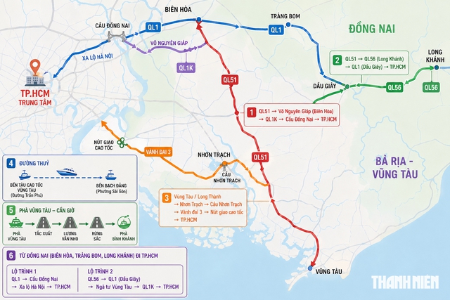 Nghỉ lễ 30.4 - 1.5: CSGT TP.HCM gợi &yacute; loạt lộ tr&igrave;nh tr&aacute;nh kẹt xe cửa ng&otilde; - Ảnh 2.