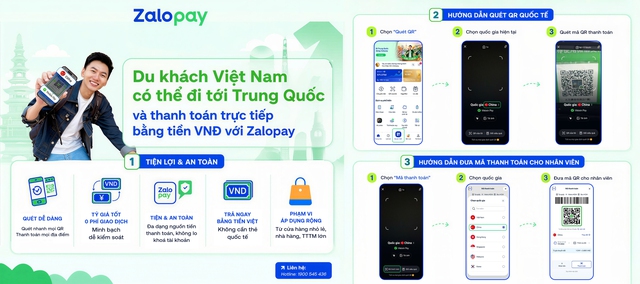 Thanh to&aacute;n Zalopay tại Trung Quốc: Từ trung t&acirc;m thương mại đến g&aacute;nh h&agrave;ng rong - Ảnh 3.