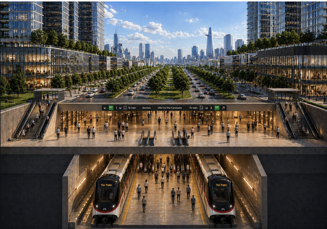 Metro Bến Th&agrave;nh - Thủ Thi&ecirc;m sẽ d&ugrave;ng 'qu&aacute;i th&uacute;' khoan hầm vượt s&ocirc;ng S&agrave;i G&ograve;n- Ảnh 1.