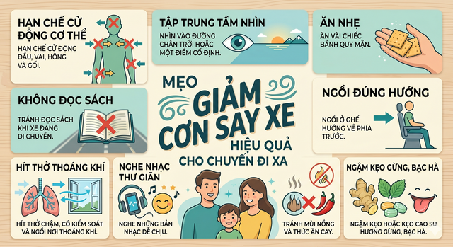 C&aacute;c mẹo giảm say t&agrave;u xe khi đi chơi dịp lễ, bạn đ&atilde; biết chưa? - Ảnh 2.