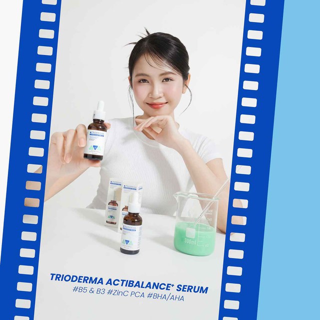 Review serum Trioderma ActiBalance+ Serum có kiểm soát nhờn giúp sạch mụn, ngừa thâm sau 1 tuần? - Ảnh 1.