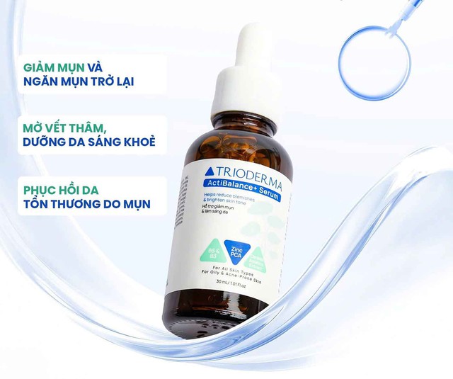 Review serum Trioderma ActiBalance+ Serum có kiểm soát nhờn giúp sạch mụn, ngừa thâm sau 1 tuần? - Ảnh 3.