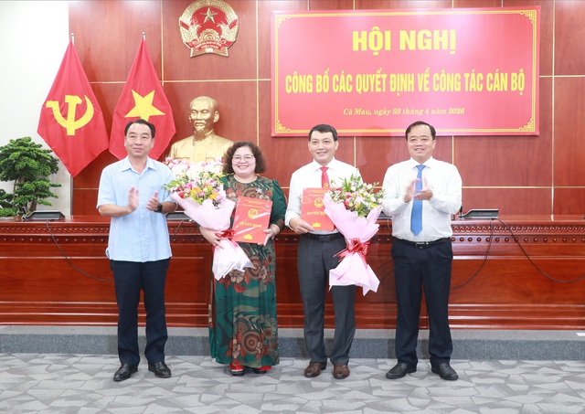 C&agrave; Mau: Lu&acirc;n chuyển điều động bổ nhiệm nhiều c&aacute;n bộ chủ chốt   - Ảnh 2.