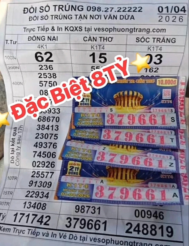 Mua 4 tờ xổ số miền Nam khi uống c&agrave; ph&ecirc;, kh&aacute;ch bất ngờ tr&uacute;ng độc đắc - Ảnh 1.