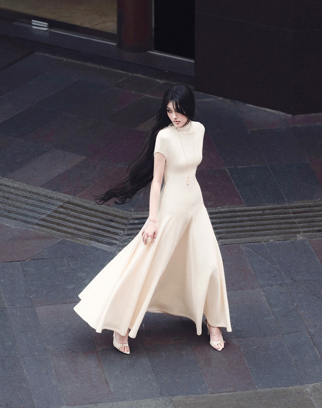 Váy chiết eo tôn đường cong mềm mại của phái đẹp- Ảnh 8.