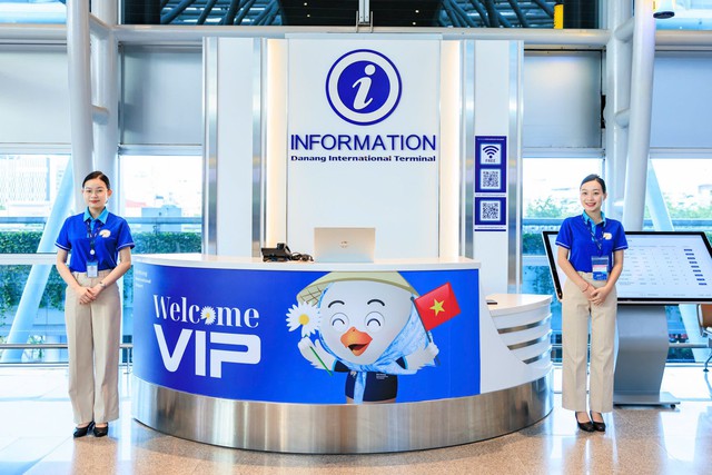 H&agrave;nh kh&aacute;ch trải nghiệm lối đi ưu ti&ecirc;n tại Nh&agrave; ga quốc tế Đ&agrave; Nẵng - Ảnh 1.