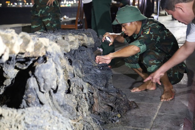 Phát hiện nhiều mẩu xương khi trục vớt xác xe tăng tại bãi biển Quy Nhơn- Ảnh 8.