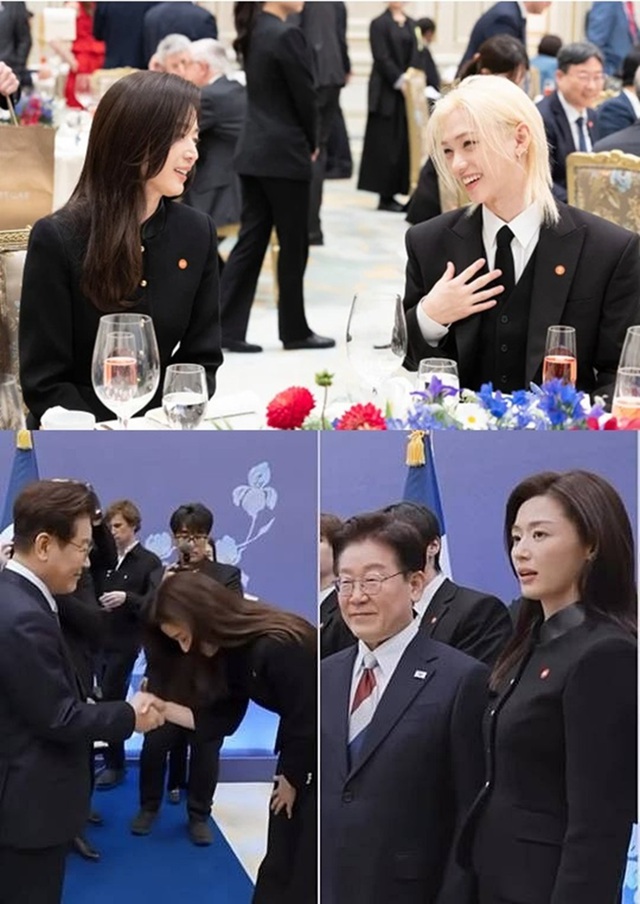 Jun Ji Hyun d&ugrave;ng bữa trưa c&ugrave;ng Đệ nhất phu nh&acirc;n Ph&aacute;p tại Nh&agrave; Xanh- Ảnh 1.