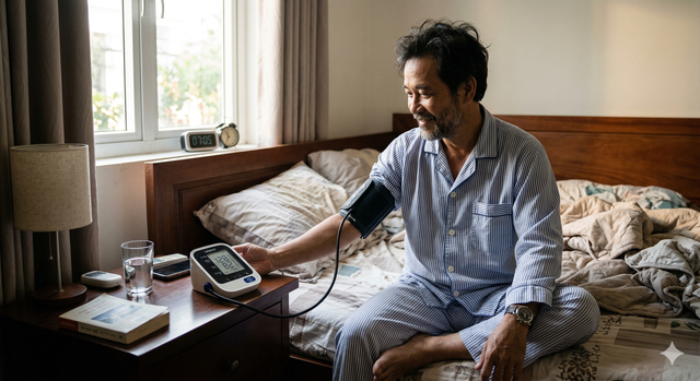 Người huyết &aacute;p cao tuyệt đối tr&aacute;nh việc n&agrave;y ngay khi thức dậy - Ảnh 1.