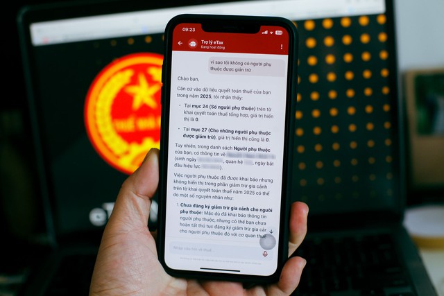 C&aacute;ch tra cứu quyết to&aacute;n thuế từ eTaxMobile khi ứng dụng b&aacute;o 'Kh&ocirc;ng t&igrave;m thấy th&ocirc;ng tin' - Ảnh 3.