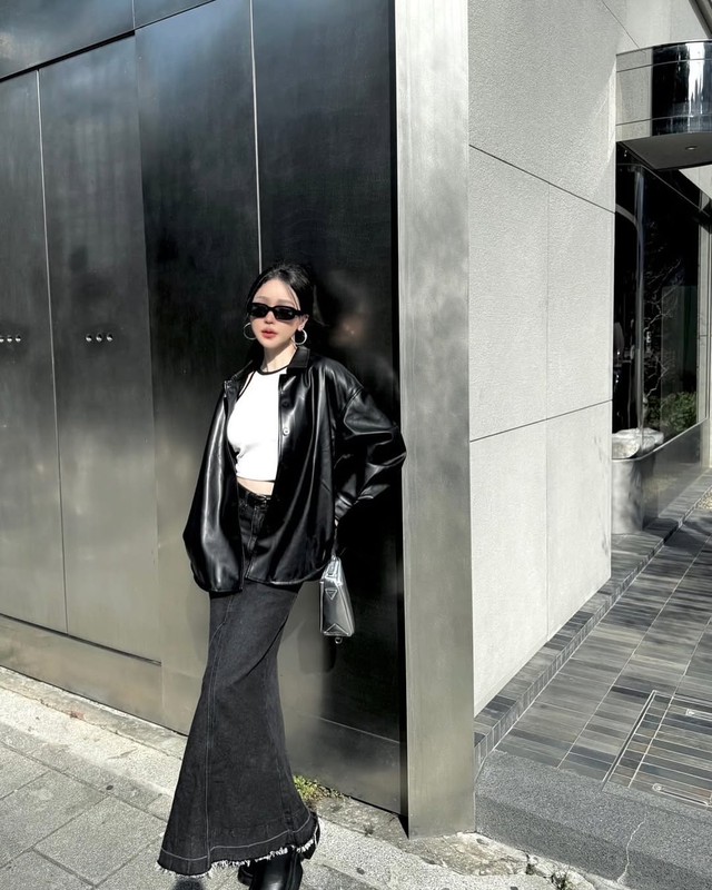 Áo khoác da vừa cá tính lại vừa sang trọng- Ảnh 3.