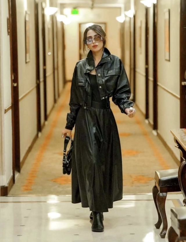 Áo khoác da vừa cá tính lại vừa sang trọng- Ảnh 7.