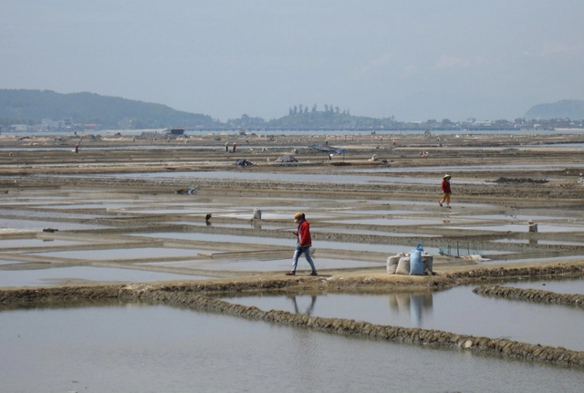 Gi&aacute; muối Sa Huỳnh tăng cao nhưng di&ecirc;m d&acirc;n lại kh&ocirc;ng c&ograve;n muối để b&aacute;n - Ảnh 1.