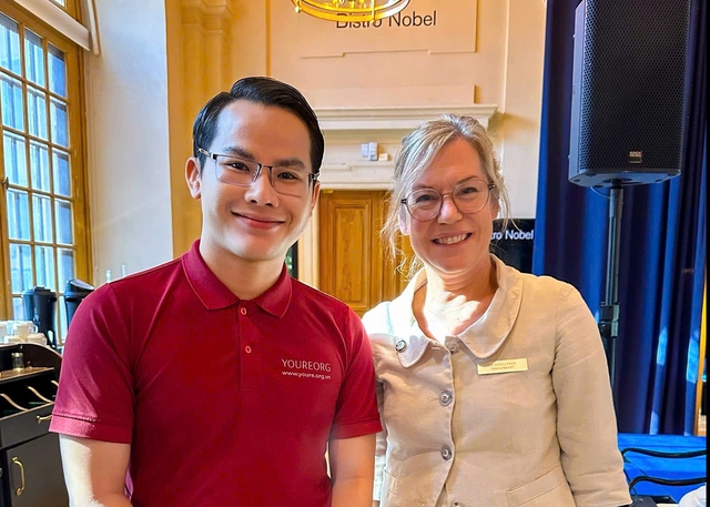 Thầy cô Việt Nam tại Hội nghị thượng đỉnh giáo viên Nobel - Ảnh 2.