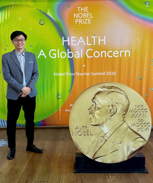 Thầy cô Việt Nam tại Hội nghị thượng đỉnh giáo viên Nobel - Ảnh 3.