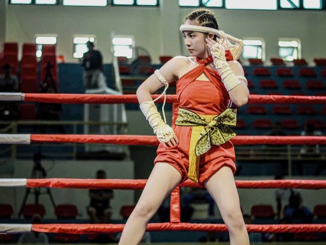 Nữ sinh lớp 12 gi&agrave;nh loạt huy chương v&otilde; thuật quốc tế - Ảnh 1.