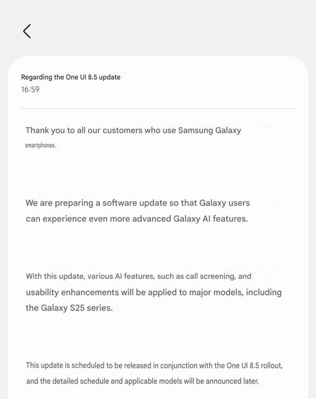Samsung b&aacute;o tin vui cho người d&ugrave;ng Galaxy S25 - Ảnh 1.