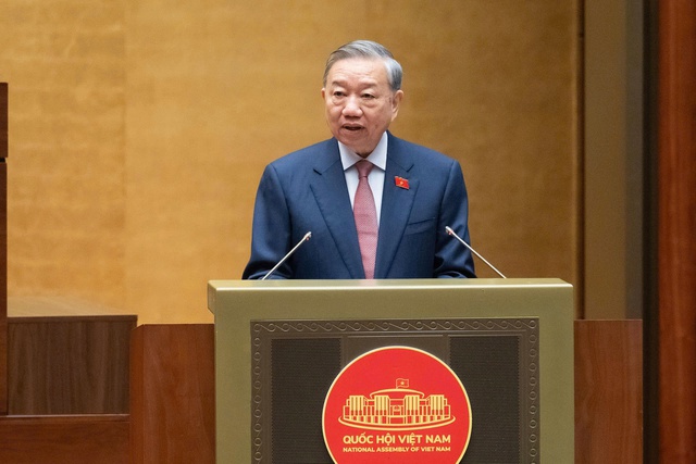 Tô Lâm tuyên thệ nhậm chức Chủ tịch nước 2026 - 2031 tại Quốc hội khóa XVI - Ảnh 1.