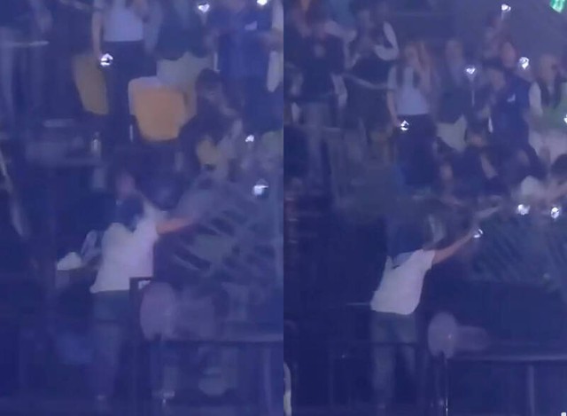 Sập lan can tại concert Super Junior: Nhiều fan rơi xuống từ kh&aacute;n đ&agrave;i v&agrave; bị thương - Ảnh 2.