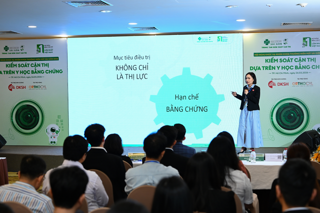 Hội nghị Kh&uacute;c xạ nh&atilde;n khoa Mắt S&agrave;i G&ograve;n 2026: Kiểm so&aacute;t cận thị tr&ecirc;n l&acirc;m s&agrave;ng - Ảnh 3.