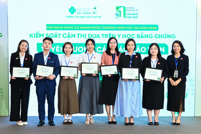 Hội nghị Kh&uacute;c xạ nh&atilde;n khoa Mắt S&agrave;i G&ograve;n 2026: Kiểm so&aacute;t cận thị tr&ecirc;n l&acirc;m s&agrave;ng - Ảnh 4.