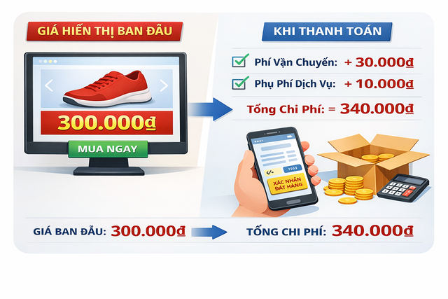 Mua h&agrave;ng online tưởng rẻ nhưng 'chi ph&iacute; ẩn' biến th&agrave;nh đắt- Ảnh 1.