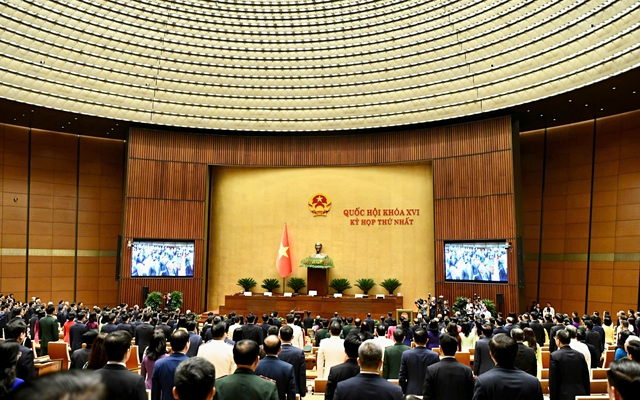 Chủ tịch Quốc hội Trần Thanh Mẫn tuy&ecirc;n thệ nhậm chức - Ảnh 1.