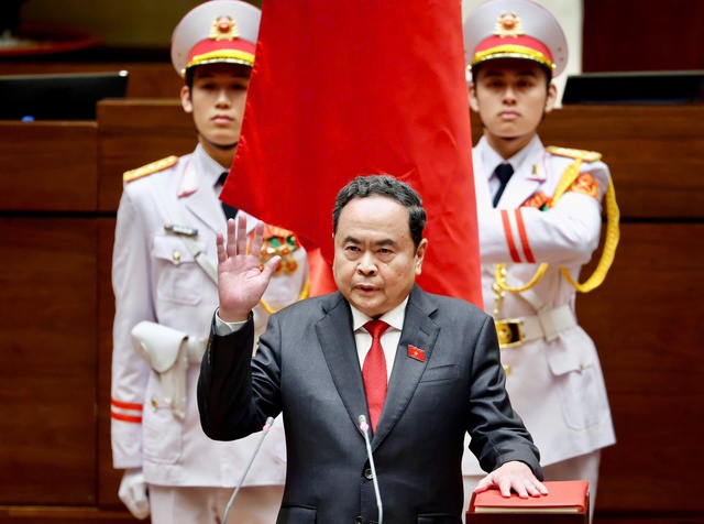 Chủ tịch Quốc hội Trần Thanh Mẫn tuy&ecirc;n thệ nhậm chức - Ảnh 2.