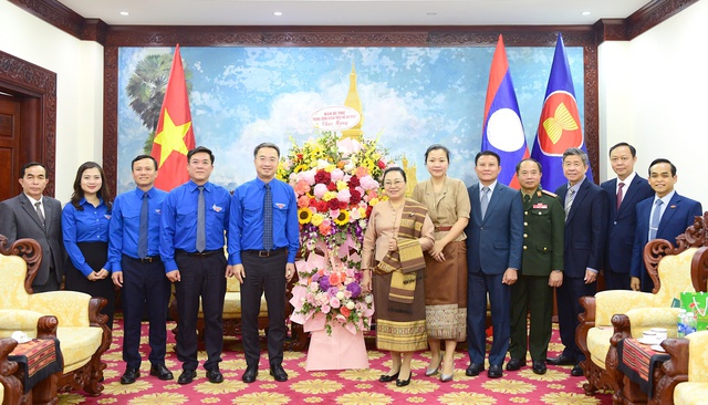 Bí thư TƯ Đoàn Nguyễn Tường Lâm chúc mừng tết cổ truyền Lào, Campuchia - Ảnh 1. Bí thư TƯ Đoàn Nguyễn Tường Lâm chúc mừng tết cổ truyền Lào, Campuchia - Ảnh 1.