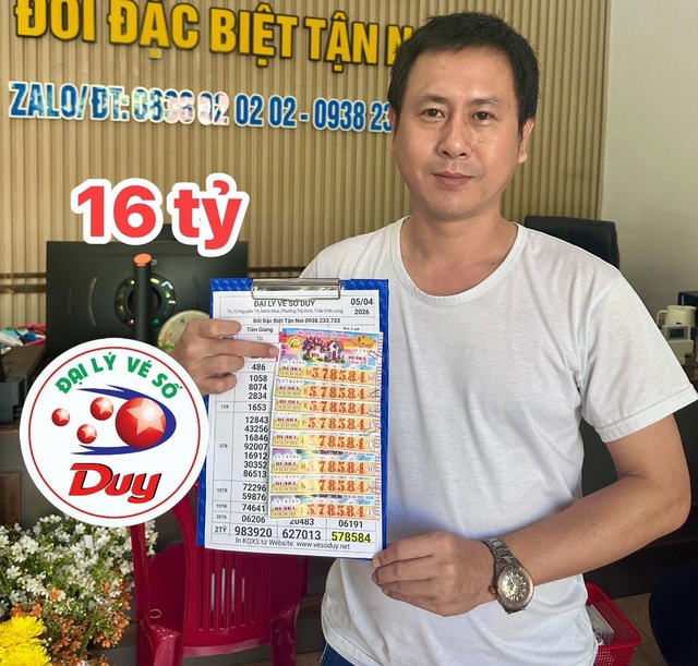 Đi nhậu dịp tiết Thanh minh, kh&aacute;ch mua 6 tờ tr&uacute;ng độc đắc xổ số miền Nam - Ảnh 1.