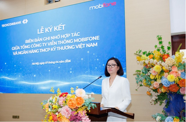 Mobifone v&agrave; Techcombank k&yacute; kết hợp t&aacute;c: kiến tạo hệ sinh th&aacute;i t&agrave;i ch&iacute;nh, c&ocirc;ng nghệ số - Ảnh 3.