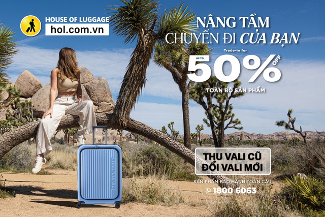 House Of Luggage triển khai chương trình Luggage Trade-in 2026 - Thu vali cũ đổi vali mới- Ảnh 1. House Of Luggage triển khai chương trình Luggage Trade-in 2026 - Thu vali cũ đổi vali mới- Ảnh 1.