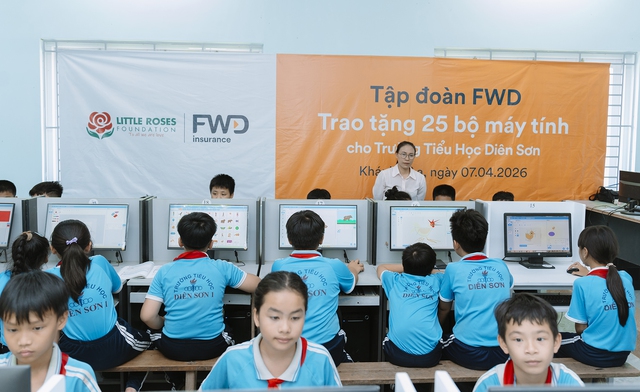 FWD t&agrave;i trợ 1 tỉ t&aacute;i thiết m&ocirc;i trường học tập cho học sinh tỉnh Kh&aacute;nh H&ograve;a - Ảnh 3.
