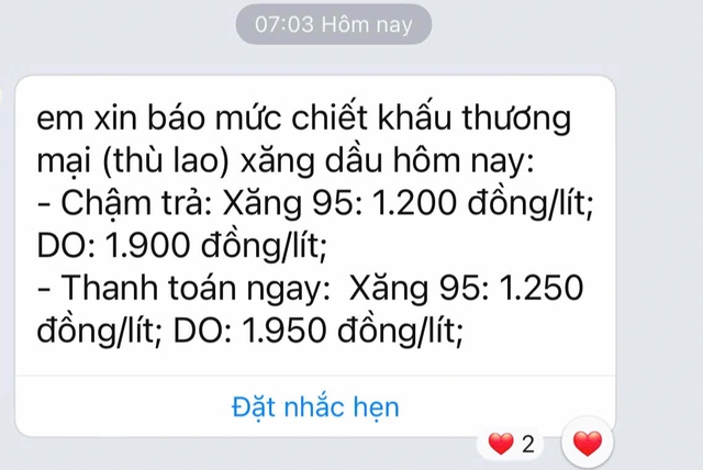Chiết khấu b&aacute;n lẻ dầu diesel tăng vọt l&ecirc;n 13 . 000 Đồng / l&iacute;t năm 2026 - Ảnh 1.