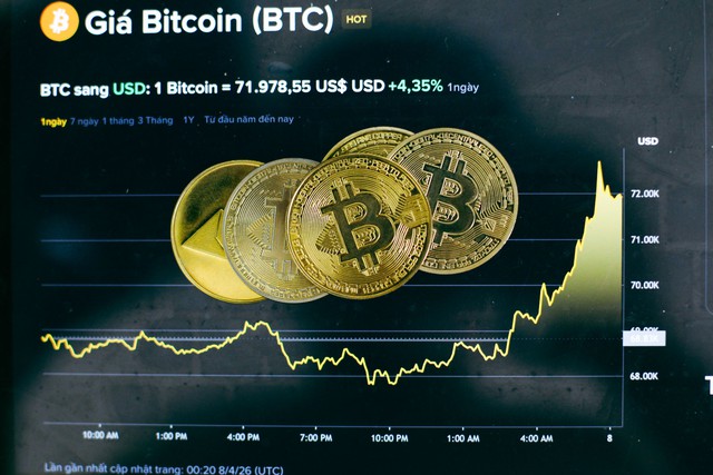 Gi&aacute; Bitcoin h&ocirc;m nay 8.4.2026: BTC bất ngờ tăng vọt l&ecirc;n 72.000 USD - Ảnh 1.