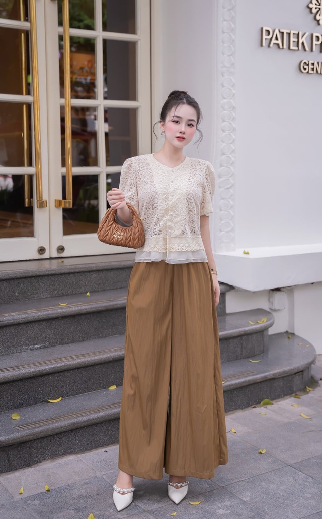 Bản phối nâu - trắng cho ngày nắng chiếm trọn mọi ánh nhìn - Ảnh 1.