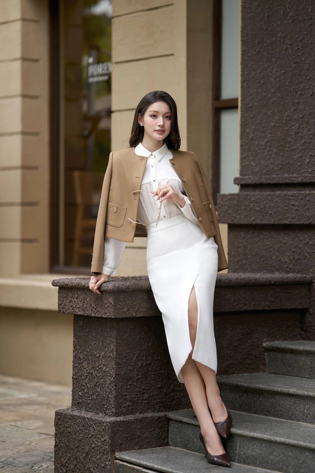 Bản phối nâu - trắng cho ngày nắng chiếm trọn mọi ánh nhìn - Ảnh 7.