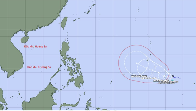 &Aacute;p thấp nhiệt đới khả năng mạnh l&ecirc;n th&agrave;nh b&atilde;o ở t&acirc;y bắc Th&aacute;i B&igrave;nh Dương- Ảnh 1.