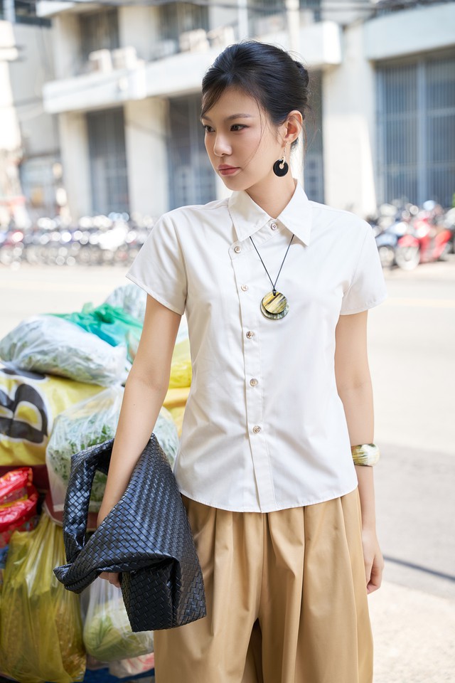 Phối đồ mùa hè thật năng động với áo sơ mi - Ảnh 3.
