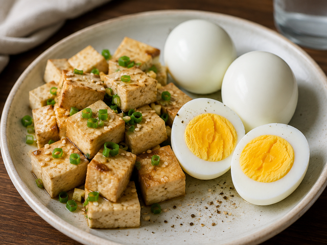 Đậu hũ hay trứng: Loại n&agrave;o cung cấp protein tốt hơn? - Ảnh 1.