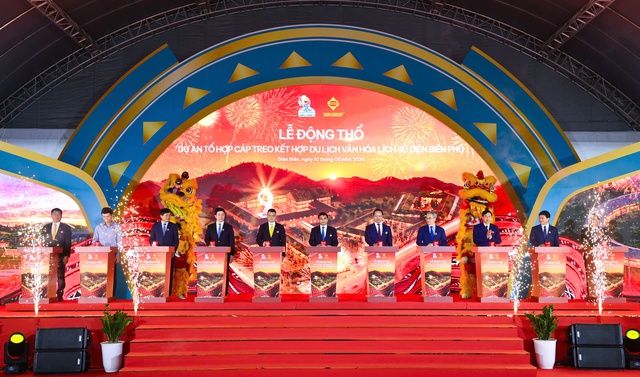Sun Group l&agrave;m c&aacute;p treo l&ecirc;n 'n&uacute;i Đại tướng' ở Điện Bi&ecirc;n Phủ
- Ảnh 1.