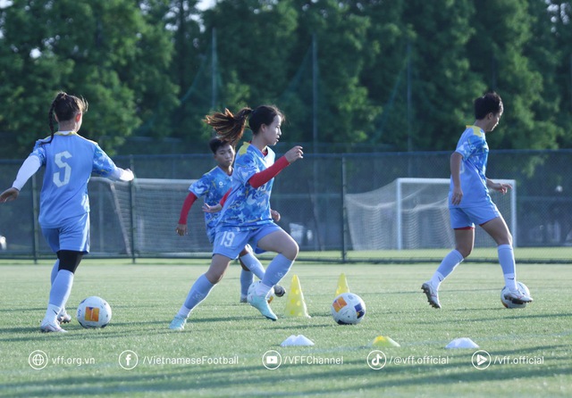U.17 nữ Việt Nam đặt quyết t&acirc;m v&agrave;o b&aacute;n kết ch&acirc;u &Aacute;, gi&agrave;nh v&eacute; World Cup: Phải đ&aacute;nh bại &Uacute;c- Ảnh 2.