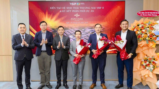 VSIP k&yacute; kết ph&acirc;n phối Sun Casa Square, triển khai chuỗi tiện &iacute;ch thương mại dịch vụ  - Ảnh 2.