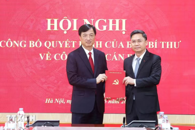 Ông Hà Minh Hải làm Phó trưởng ban Tổ chức Trung ương - Ảnh 1.