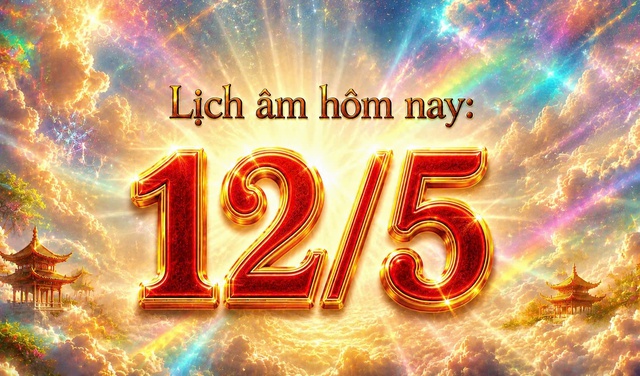 Lịch âm hôm nay: Ngày 12.5 là ngày gì mà nhiều người mong may mắn tài lộc? - Ảnh 1.