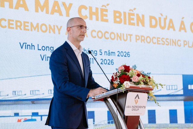 Tập đo&agrave;n Nguy&ecirc;n liệu &Aacute; Ch&acirc;u khởi c&ocirc;ng nh&agrave; m&aacute;y chế biến dừa đẳng cấp thế giới - Ảnh 4.