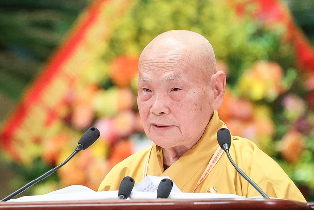 H&ograve;a thượng Th&iacute;ch Thiện Nhơn khẳng định vai tr&ograve; của Gi&aacute;o hội Phật gi&aacute;o Việt Nam - Ảnh 1.