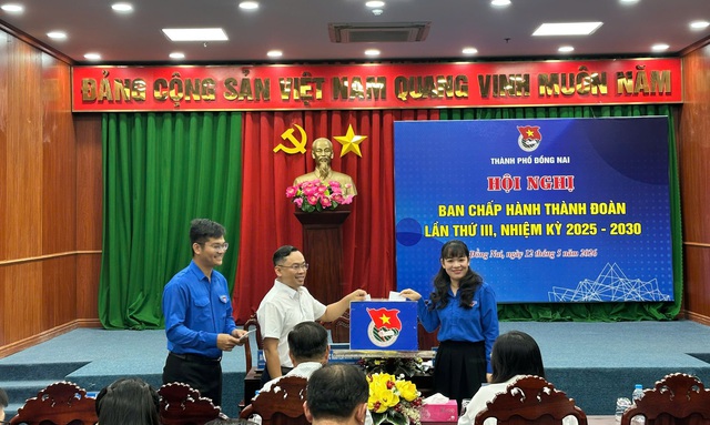 Anh Nguyễn Hiếu Trung giữ chức Phó bí thư Thành đoàn Đồng Nai - Ảnh 1.